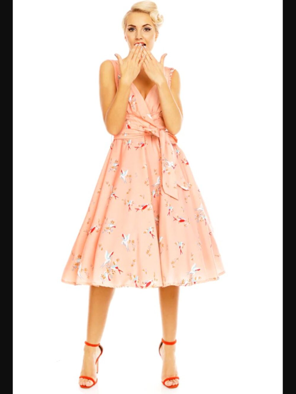 NWT Retro Vintage 1950s Swing Dress, sz 10